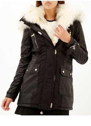 Теплая парка на меху еврозима river island