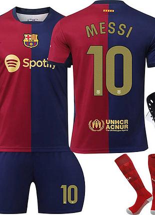 Детская футбольная форма barcelona messi 10/сезон 2024-2025