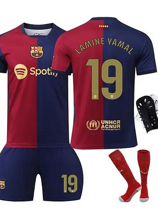 Детская футбольная форма barcelona lamine yamal 19 сезон 2024-2025.