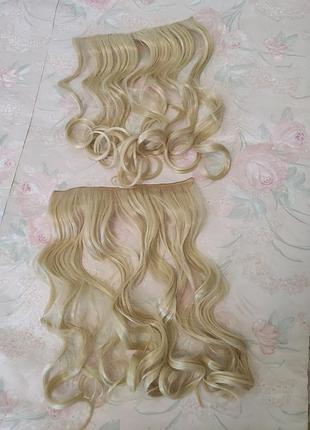 Накладне волосся блонд