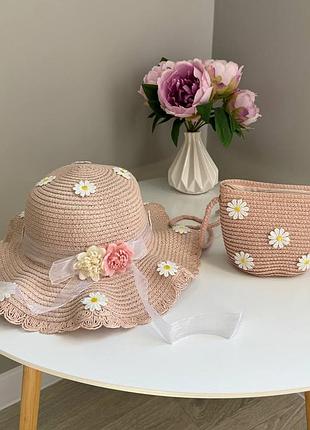 Сумка + капелюшок для дівчинки