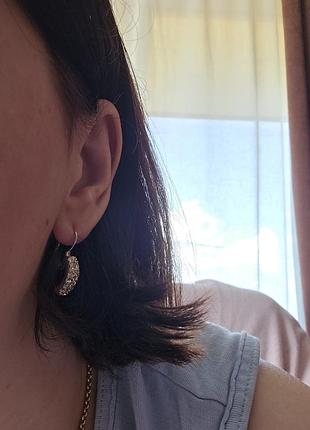 Серьги винтаж камни 6