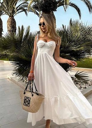 Сукня сарафан максі