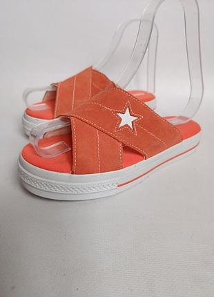Замшевые тапки converse all star
