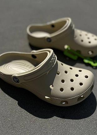 Crocs classic bone унисекс кроксы сабо crocs classic bone