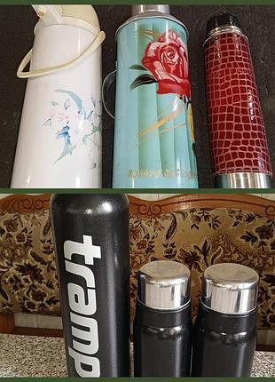 Оригинал tramp трамп металлический термос 1.6л и 0.5 нержавеющая сталь китайский термос ссср советский стеклянная колба