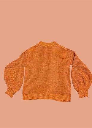 Жіночий помаранчевий светр  h&m—s 2