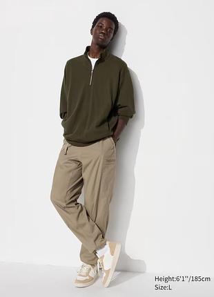 Зимние термо брюки мужские uniqlo heattech на флисе на высокий рост