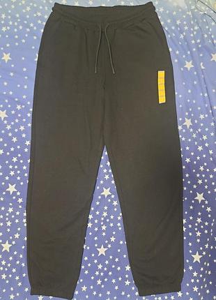 Чорні штани lc waikiki basic спортивні, джогери, бавовна розмір s
