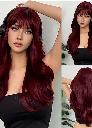 Шикарна матова перука бордо❤️‍🔥 все варианты в профиле