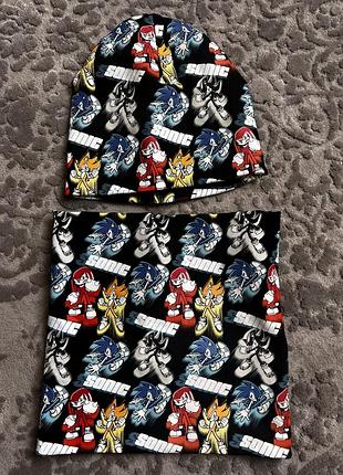 Набір шапка+хомут 92/116 h&m sonic