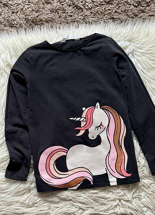 Лонгслів кофта реглан для дівчинки