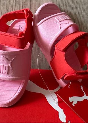 Дитячі сандалі puma на липучці, регулюєма застібка