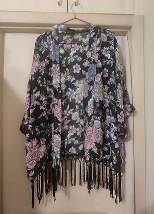 Шифонова накидка кардиган new look, 20