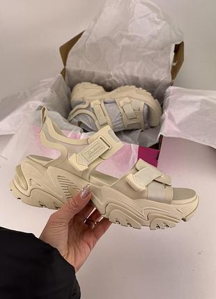 Босоножки skechers stamina v2 119858 nat beige, оригинальные босоножки скейчерс женские