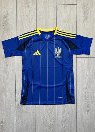 Футболка сборной украинской адидас футбольная форма adidas синяя украинскаяsignaine