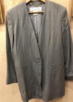 Жакет жіночий escada вінтаж 100% шовк, 42р.нім.