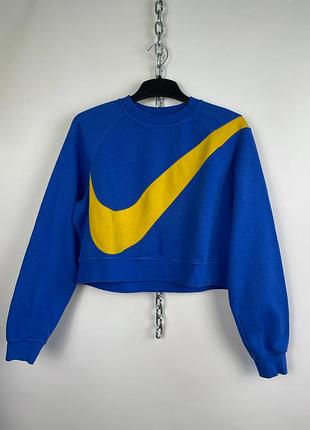 Женский свитшот кроп nike w nsw swsh thursday flc bb