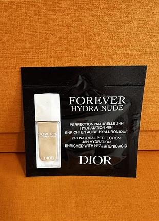 ♥️тональный крем dior forever hydra nude, пробник, оригинал ♥️