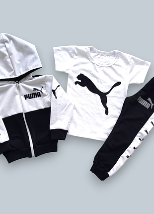Дитячий спортивний костюм пума puma на хлопчика 1-5 років 80-110 см