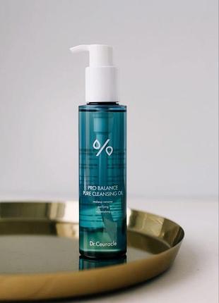 Dr. ceuracle pro balance pure cleansing oil — гідрофільна олія для обличчя