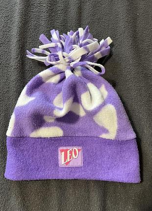 Шапка флісова для дівчинки