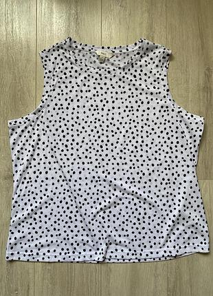 Нова жіноча літня маєчка в горох marks&spencer