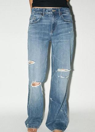 Женские джинсы wide leg zara new