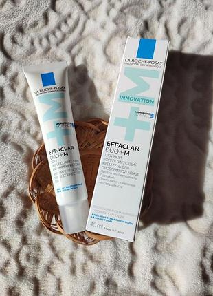 La roche-posay effaclar duo+ m — це лікувально-косметичний крем-гель для проблемної шкіри
