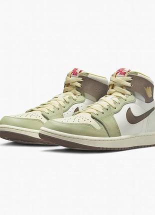 Кросівки чоловічі air jordan 1 zoom comfort 2 olive fd4327-121