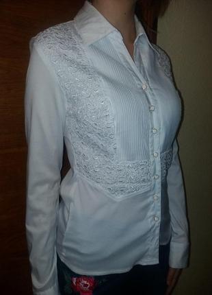 Блузка с кружевом1 фото