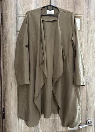 Кардиган тренч бежевий bershka