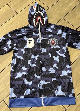 Зіпка /худі bape psg унісекс. в новому стані,розмір л