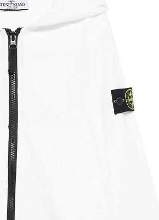 Зіп худі stone island hooded white