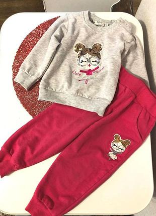 Костюм двійка на дівчинку 80-86 розмір