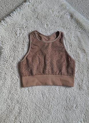 Подвійний спортивний  топ