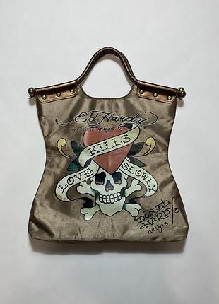 Vintage ed hardy bag сумка вінтажні