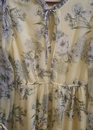 Невероятное шифоновое праздничное платье, платье