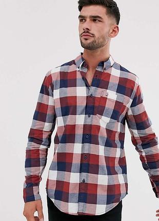 Чоловіча сорочка в клітинку hollister