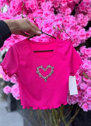 Топи в рубчик футболка