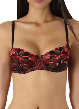 Гарний ліф бра бюст з квітами дорогий бренд aubade