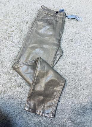 Золоті джинси з напиленням (14)