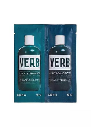 Набір пробників шампунь і кондиціонер hydrate shampoo + conditioner 10 ml+ 10 ml
