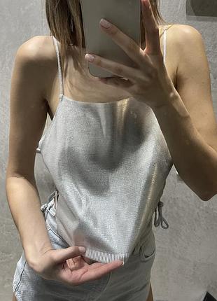 Топ металізований zara2 фото