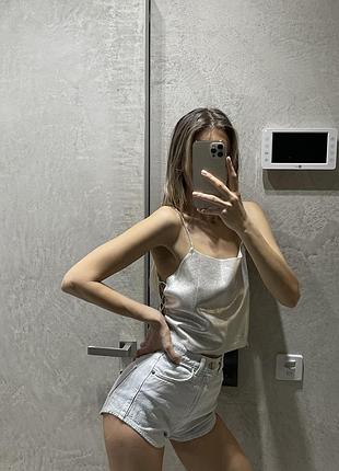 Топ металізований zara