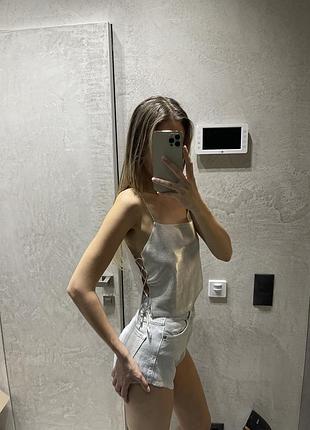 Топ металізований zara3 фото