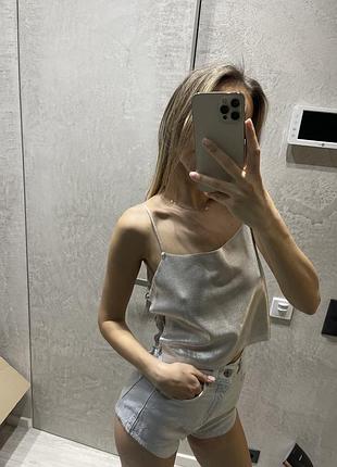Топ металізований zara7 фото