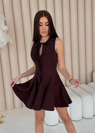 Женское короткое платье