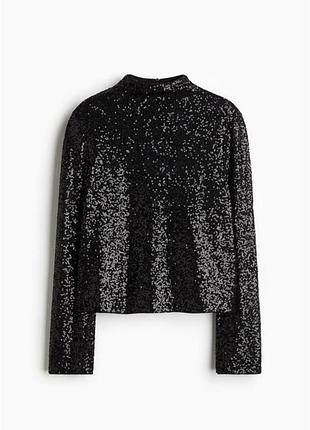 Жіноча блуза в паєтки від h&m