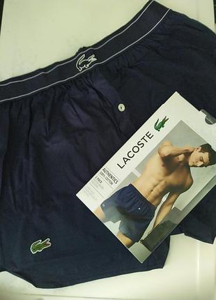 Lacoste оригинальный набор трусов боксеров размер s (2 штуки в наборе)
